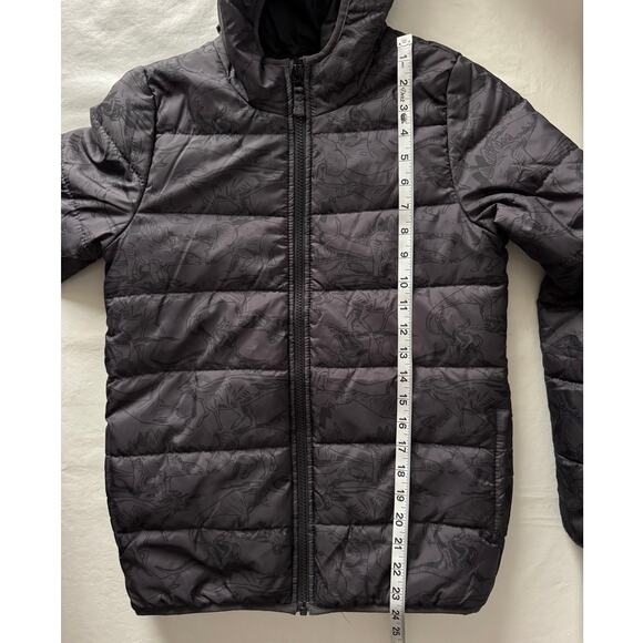 Carter's Big Boys Dinosaur Packable Puffer Jacket in Grey Size 12 - Picture 6 of 6